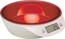 Techfit Tf-1003 Hazneli Hassas Mutfak Terazisi - Kırmızı - Image 1
