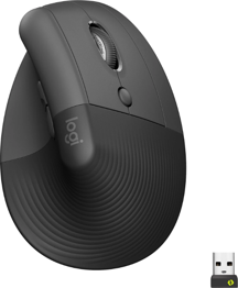 Logitech 910-006473 Lift Kablosuz Ergonomik Dikey Siyah Mouse - Image 1