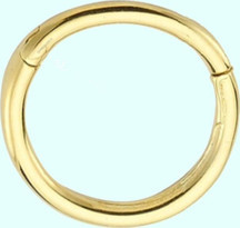 Altın Halka Piercing Sade 14 Ayar - Image 1