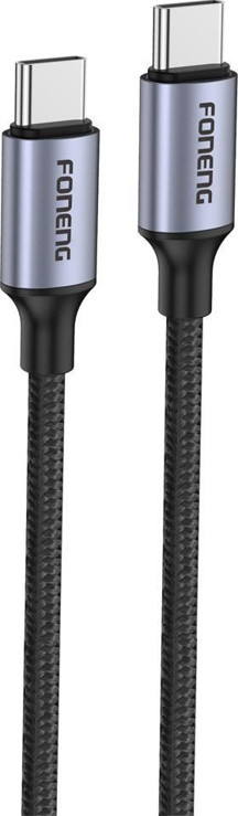 Foneng X95 60W Type-c To Type-C Şarj Ve Data Kablosu İp Örgülü - Image 1