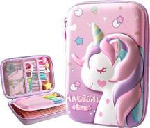 Valkyrie 3 Boyutlu Büyük Unicorn Su Geçirmez Kalem Kutusu - Image 1