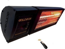 Goldsun Nova Plus 2000 Watt GSN20P Kumandalı Elektrikli İnfrared Isıtıcı-Siyah - Image 1