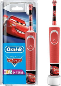 Oral-B D100 Cars Özel Seri Çocuklar İçin Şarj Edilebilir Diş Fırçası - Image 1
