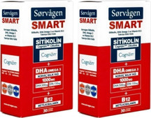 Sorvagen Smart Sitikolin, Dha Omega 3 Ve B12 (30 Kapsül) - 2 Adet - Image 1