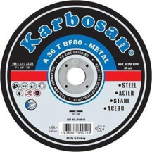Karbosan 180X3Mm Metal Kesme Taşı (10'Lu Paket) - Image 1