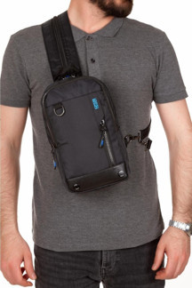 Erkek Çapraz Göğüs Ve Sırt Çantası Bodybag Fonksiyonel Su Geçirmez Kumaş Tablet Omuz Çanta - Image 1