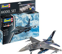 Revell 1/72 Maket Uçak F-16D Tigermeet 2014 Boyalı Set N:63844 - Image 1