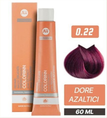 Colorinn Tüp Saç Boyası 0.22 Dore ve Turuncu Azaltıcı 50 Gr + Oksidan Sıvısı 50 Ml - Image 1