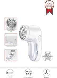 Torima 708 Exstra Bıçaklı Şarjlı Tüy Temizleme ve Tiftik Temizleme Makinesi - Image 1