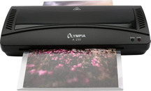 Olympia A230 Laminasyon Makinesi ( A4 ) +40 PVC FİLMİ - Image 1