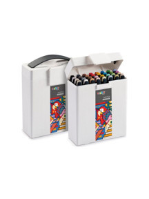 Carioca Plus Sketch Marker Çift Taraflı Çizim Kalemi 32 Renk - Image 1