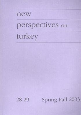 New Perspectives On Turkey No: 28-29
