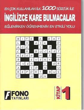 İngilizce Kare Bulmacalar - 1. Kitap