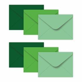 İstisna 6 Adet Karışık Yeşil Grup Zarf