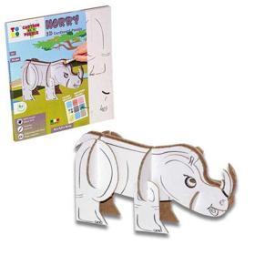 Todo Rinoceronte Norry 3D Boyanabilir Maket Nr6058