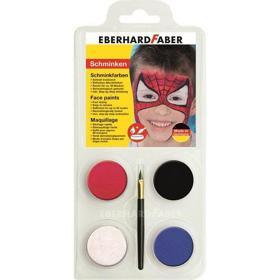 Eberhard Faber 4 Renk Spiderman Yüz Boyası