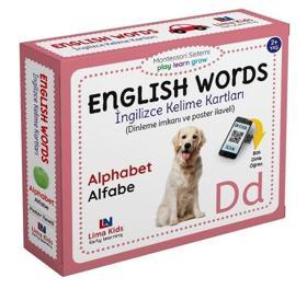 Alphabet-Alfabe - English Words - İngilizce Kelime Kartları