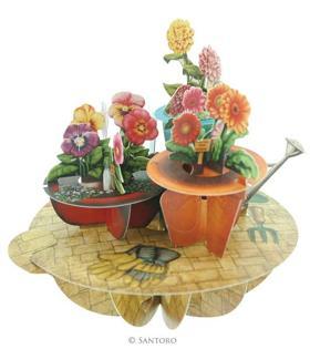 Santoro Gc - Pirouettes - Flowers & Flowerpots Ps015