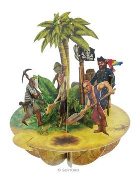 Santoro Gorjuss Pirouettes Treasure Island 3D Kart Ps028