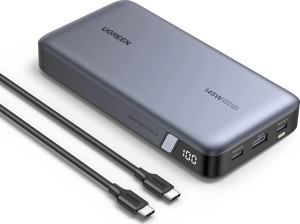 Ugreen 145W 25000mAh PD QC 3.0 Led Göstergeli USB Type-C Taşınabilir Hızlı Şarj Cihazı Powerbank - Image 1