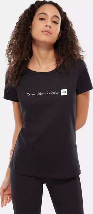 The North Face S/s Never Stop Exploring Tee Kadın Tişört Siyah - Image 1