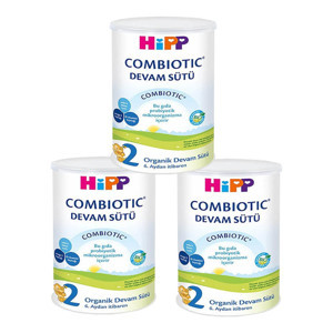 Hipp Organik Combiotic Bebek Sütü 2 Numara 350 gr 3 Adet - Image 1