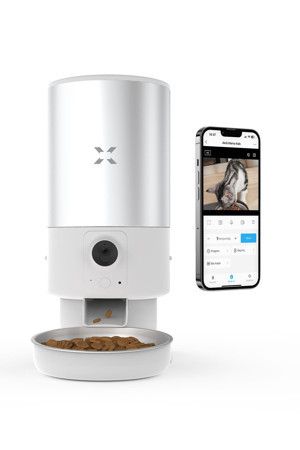 Xenon Smart Akıllı Otomatik Mama Kabı 5 Lt Mobil Kontrol Çift Yönlü Sesle Iletişim Çelik Besleme Kasesi X8605 - Image 1