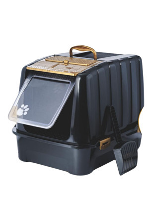 Reflex Yeni Kedi Tuvalet Kabı Filtreli , Şık Tasarım 37X38x52 - Image 1