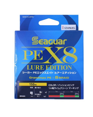 Seaguar Lure Edition PE 0.6 X8 150mt Multi Color Örgü Spin İp Misina - Image 1