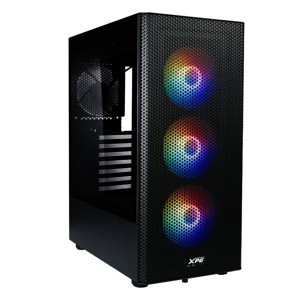 XPG VALOR Mid Tower RGB Black Mesh Front 650W PSU 80+ Bronze