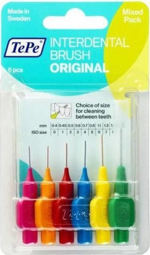 Tepe Blisterli Arayüz Fırçası 6 Lı Karışık - Image 1