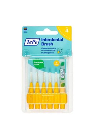 TePe Blister Arayüz Fırçası 0.7 mm Sarı 6 lı Paket - Image 1