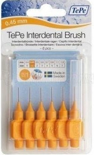 Tepe Blisterli Arayüz Fırçası 6 Lı Turuncu - Image 1