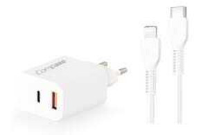 Compaxe Type-C ve USB Girişli + Type-C Lightning Şarj Kablolu Set CTA-350TI - Image 1