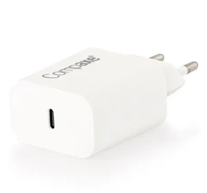 COMPAXE 20W Pd 3A Type-C Çıkışlı Şarj Adaptörü (Başlık) Beyaz - Image 1