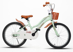 Sarissa Vintage 20 Jant 6 ve 10 Yaş Çocuk Bisikleti Yeşil + Yan Destek Tekeri Hediyeli - Image 1