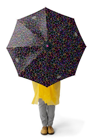 Coral High Kids Çok Renkli Kalp Desenli Çocuk Şemsiyesi 12669 - Image 1