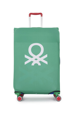 United Colors Of Benetton Orta Boy Koruyucu Valiz Kılıfı Likralı Yeşil - Image 1