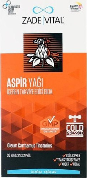 Zade Vital Aspir Yagı Blister 30 Kapsül - Image 1