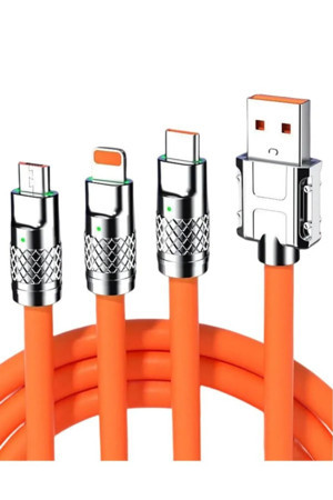 Alkılıç Phone Android Samsung Manyetik Mıknatıslı Şarj Kablosu Micro Usb Type-C Uyumlu - Image 1