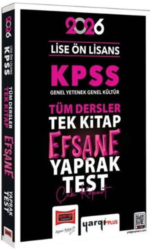 2026 KPSS Lise Ön Lisans Efsane Yaprak Test Yargı Yayınları - Yargı Yayınları - Image 1