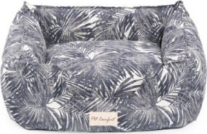 Pet Comfort Alpha  Siyah-Beyaz Kedi ve Köpek Yatağı S 60x50cm - Image 1