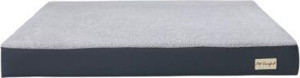 Pet Comfort Lima Ortopedik Köpek Yatağı Gri Peluş L 110x75x12cm - Image 1