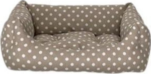 Pet Comfort Uniform Bej Puantiyeli Kedi ve Köpek Yatağı XS 50x40cm - Image 1