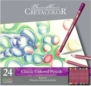 Cretacolor Karmına Kuru Boya Kalem Seti 24'lü Metal Kutu / 27024 - Image 1