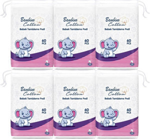 Bambino Cotton Bebe Temizleme Pamuğu X 6 - Image 1