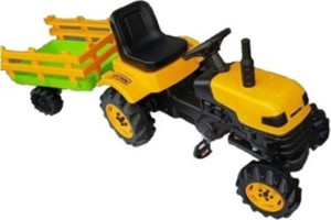 Biberoğlu Römorklu Pedallı Traktör Büyük Boy Ürün Boyutları 52X105X45 Cm Ağırlık 8 Kg Farklı Renkleri Mevcuttu - Image 1