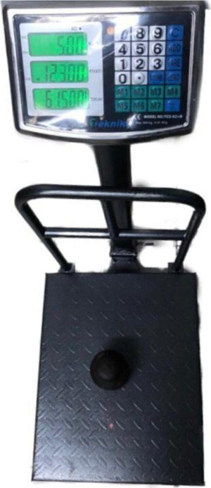 Teknika Marka 300 Kg Dijital Terazi Tartı Kantar Arka Korumalı Hesaplamalı - Image 1
