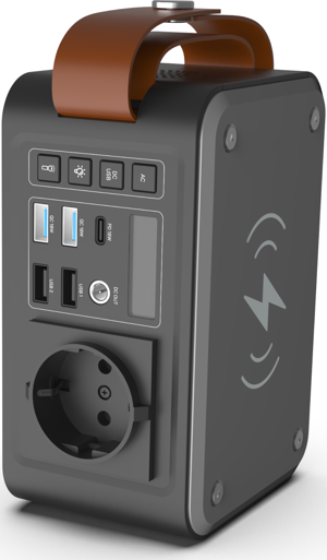 Xenon Smart Taşınabilir Kablosuz Hızlı Şarj Cihazı Type-C AC USB 3.0 Güç Çıkışı Led Lamba 24000 mAH Güç İstasyonu X6801 - Image 1