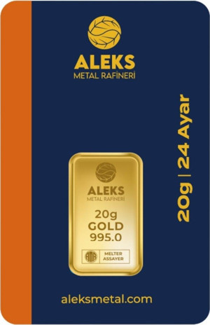 AgaKulche 20 gr 995 24 Ayar AMR Külçe Altın - Image 1